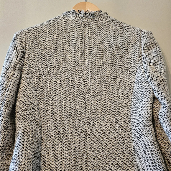 Rebecca Taylor Textured Tweed Women's Feminine Classic Blazer Jacket Size US 2. - Picture 12 of 15